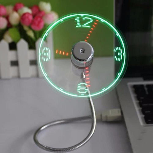 Gadget LED Clock Fan